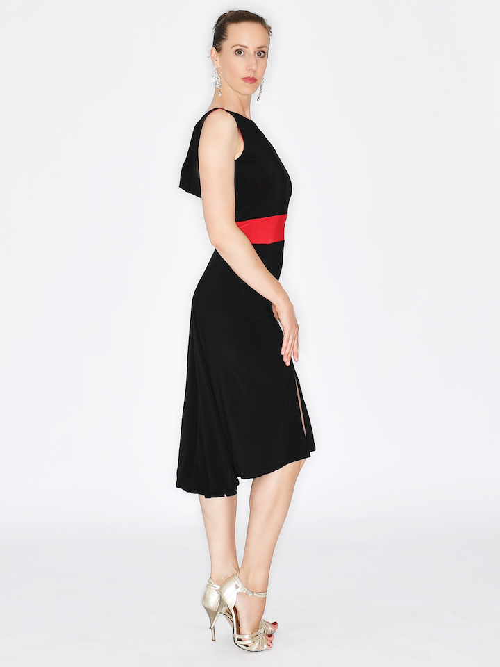 black tango dress