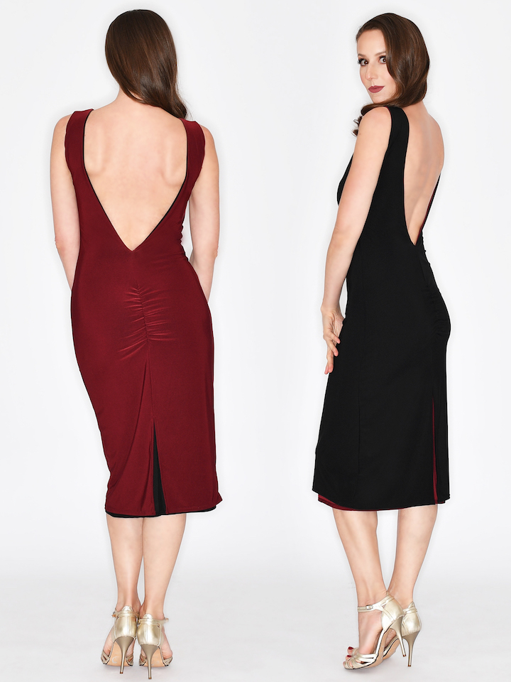 black tango dress